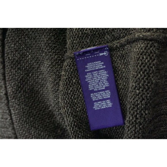 Ralph Lauren Purple Label RLPL Brown Mulberry Tuss - Picture 7 of 7